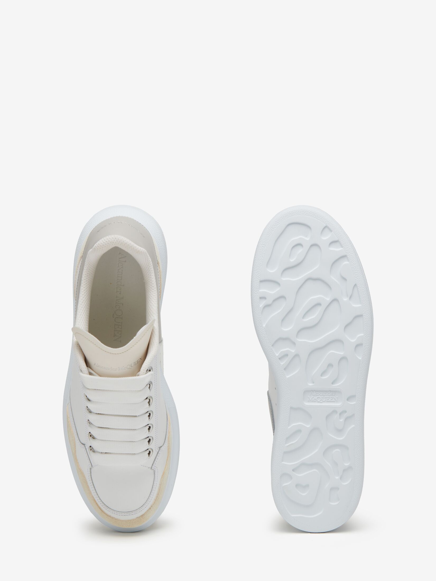 Women's Oversized Sneaker in White/vanilla/cement - 4