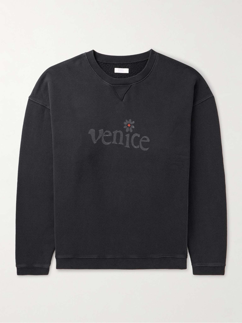 Printed Cotton-Jersey Sweatshirt - 1
