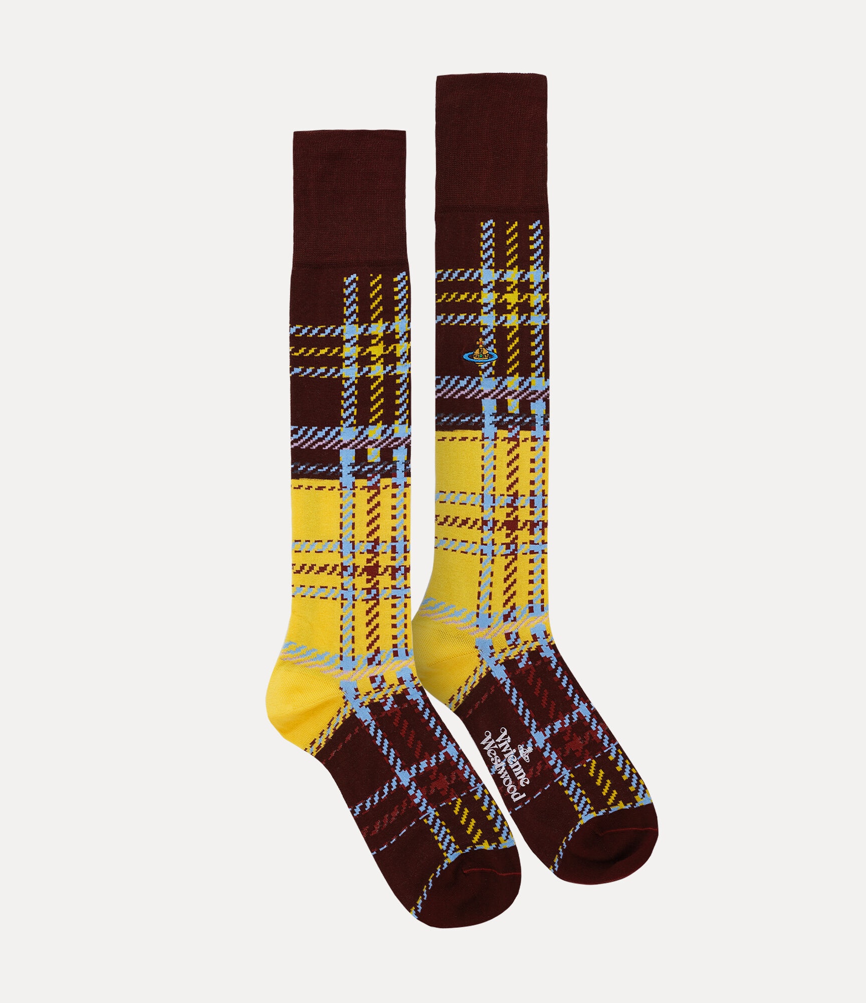 MACANDY TARTAN KNEE HIGH SOCKS - 2