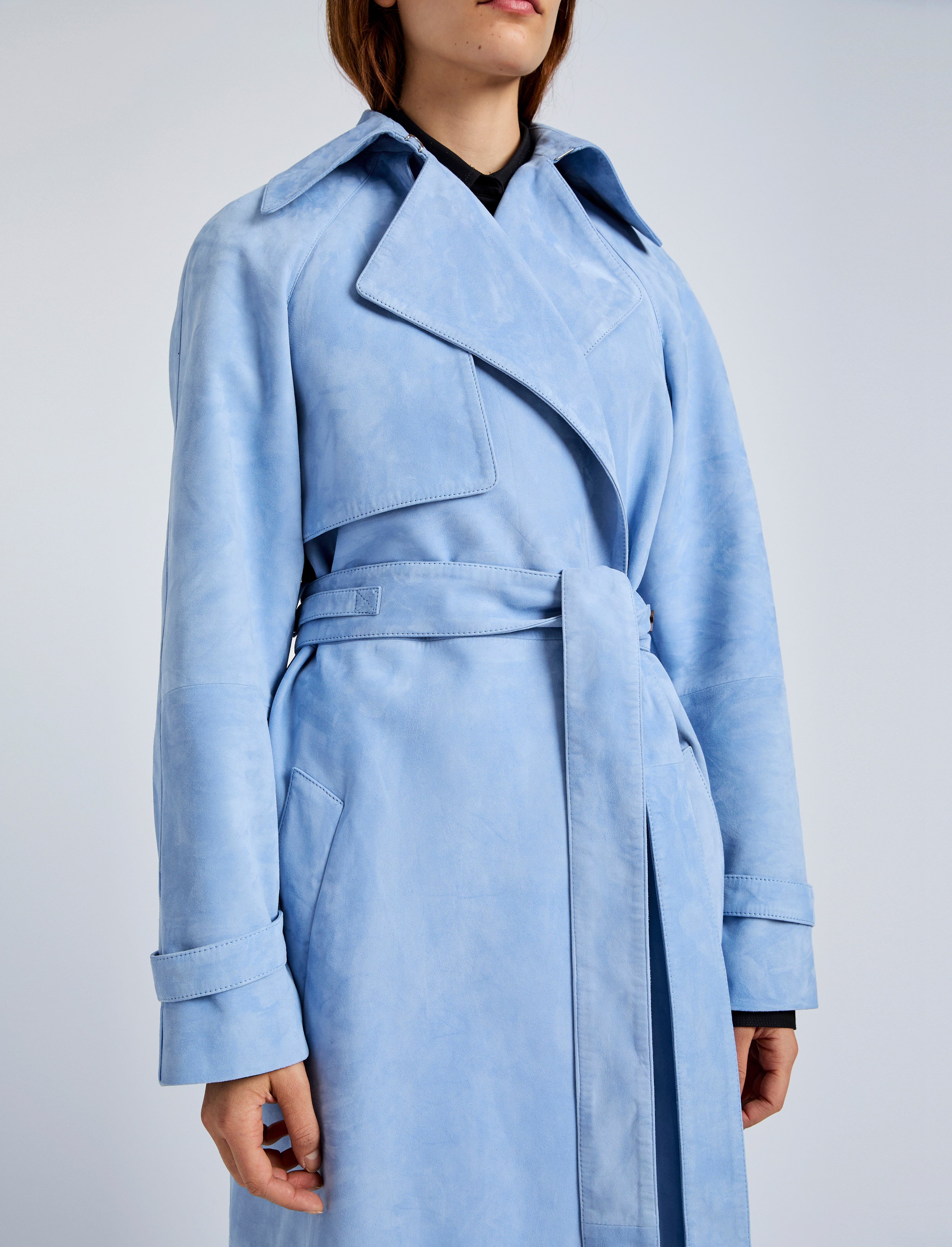 Ramona Coat in Suede - 5