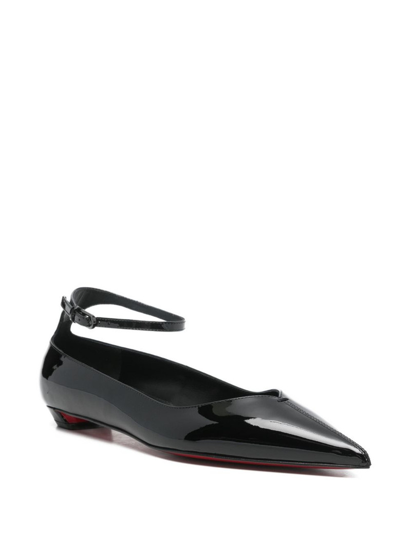 Christian Louboutin Erozeena ankle-strap flat pumps outlook