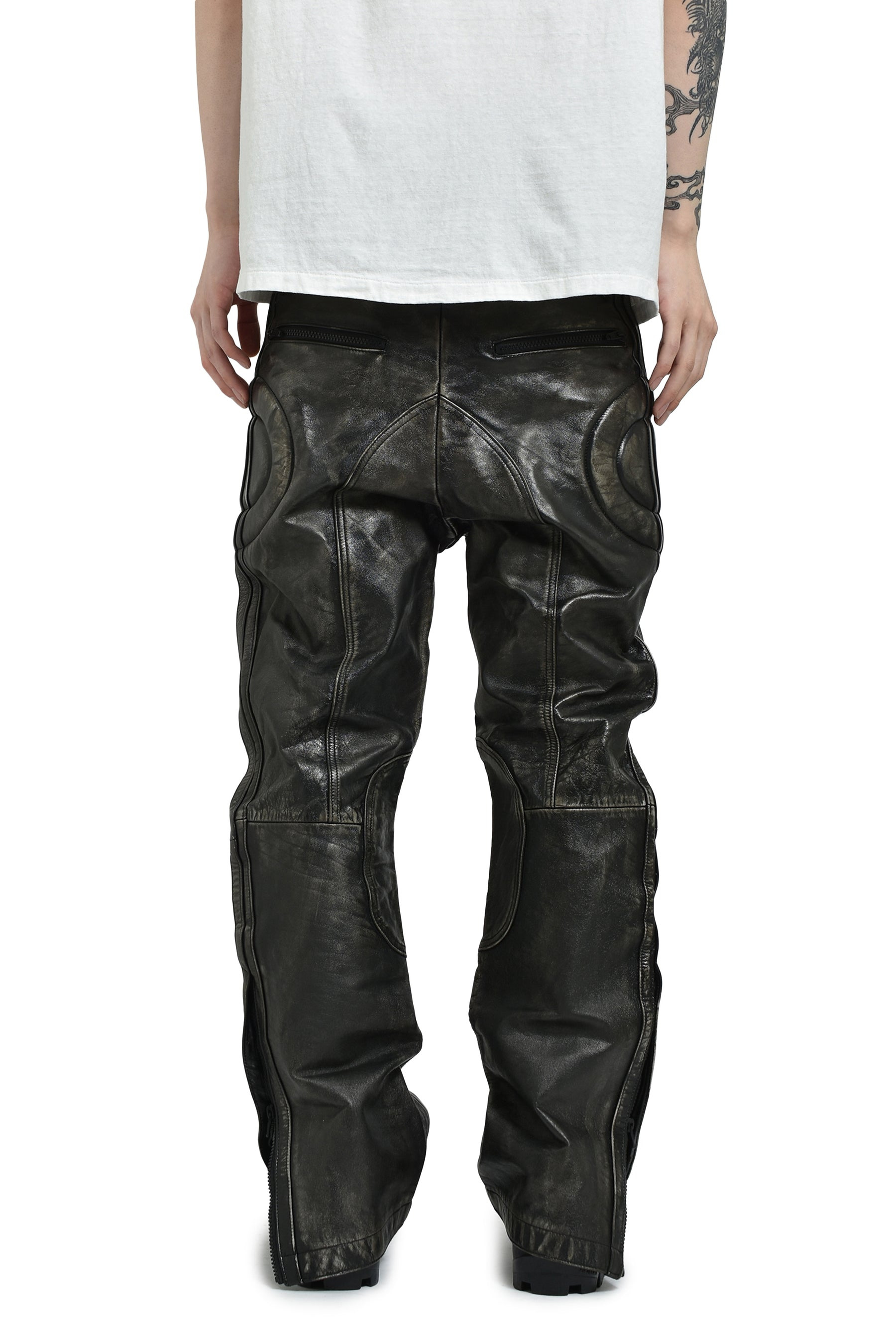 LEATHER PANTS / BLK - 2
