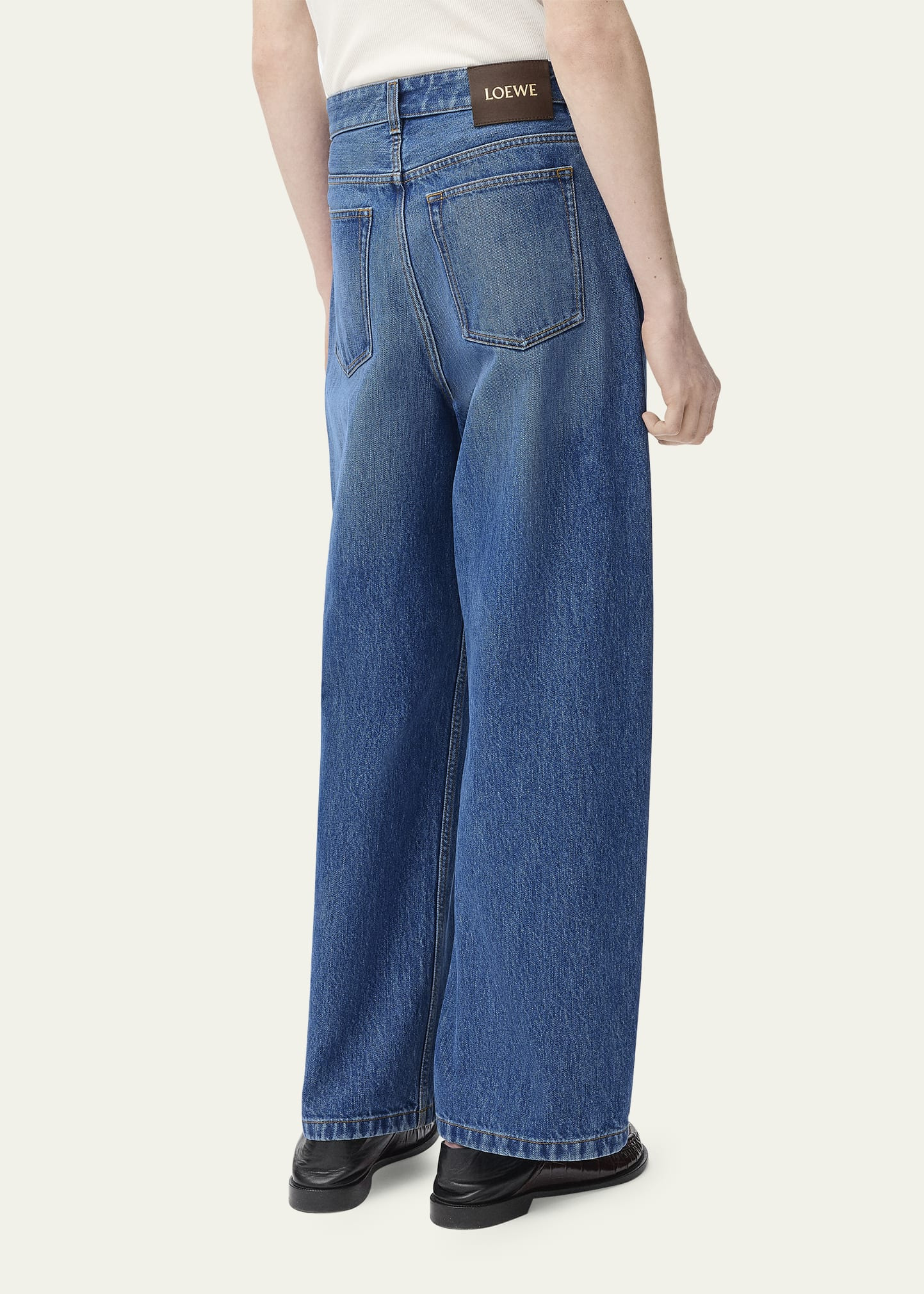 Men's Straight Fit Cropped Jeans - 3