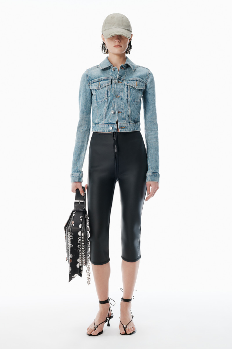 Alexander Wang Bleach Blue trucker jacket outlook