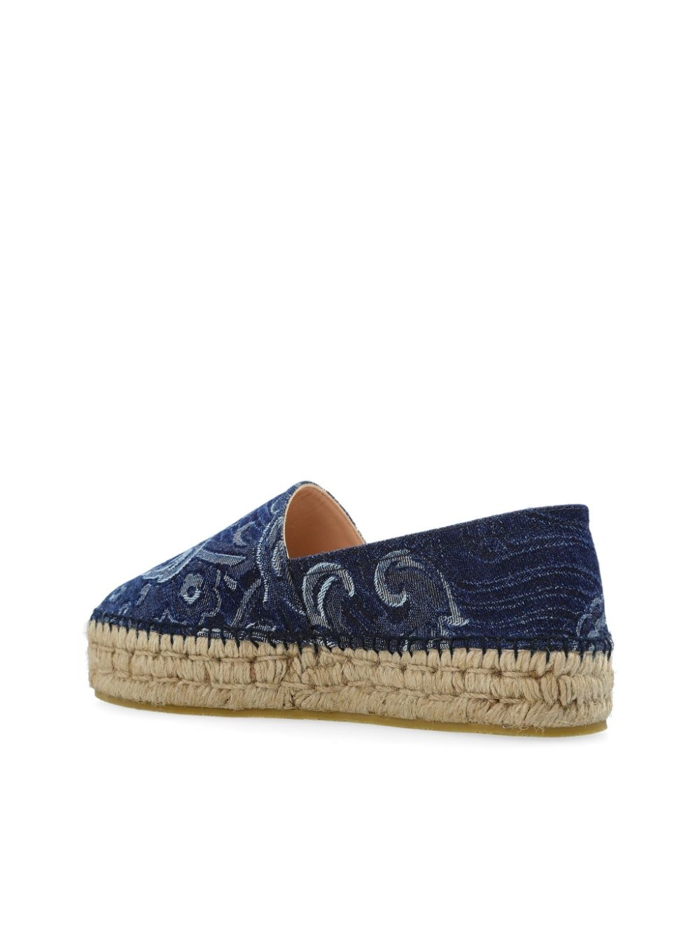 denim platform espadrilles - 5