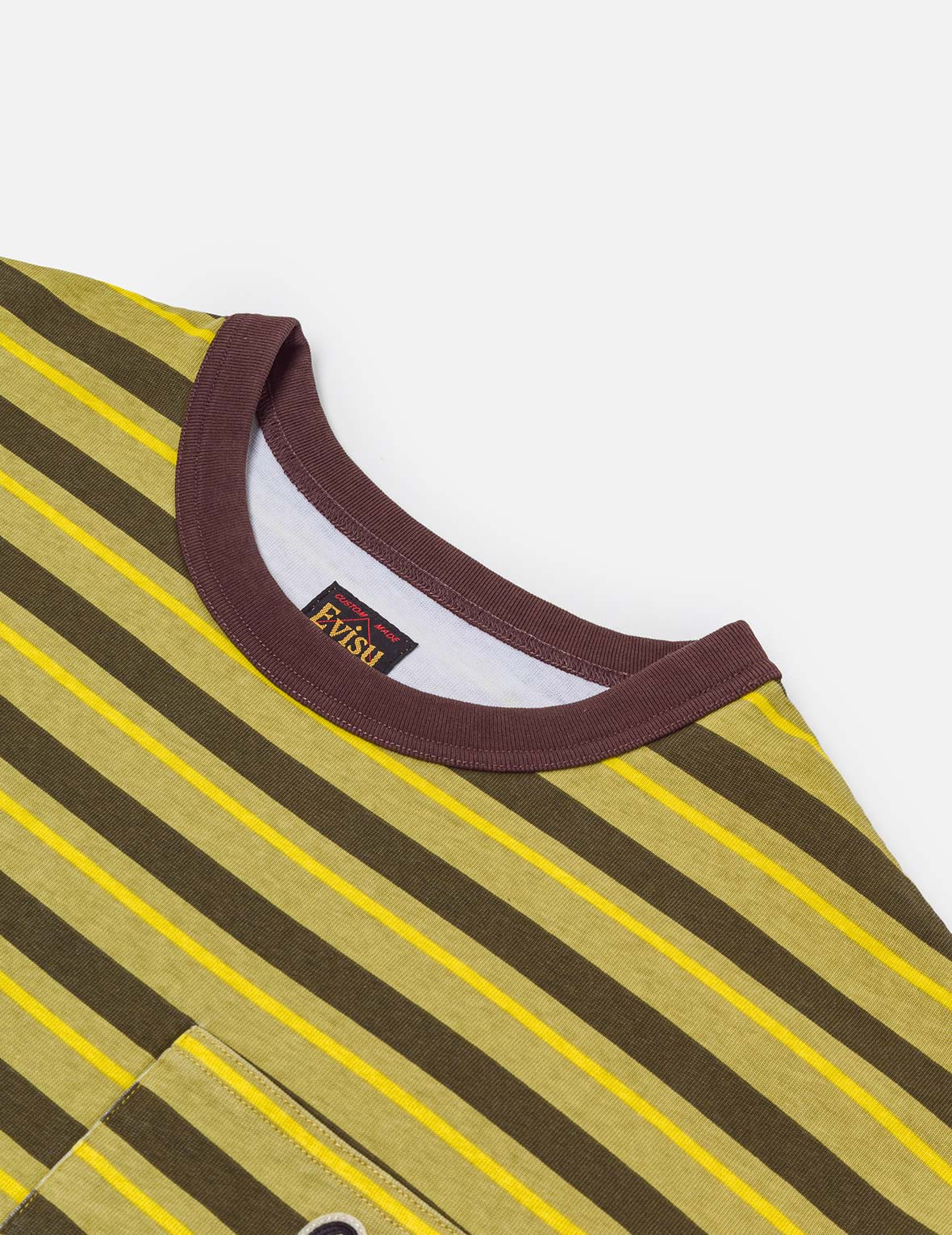 Seagull Appliqué Relax Fit Stripe T-Shirt - 5