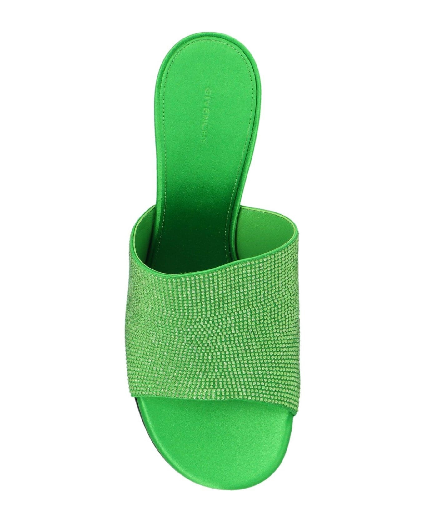 G Cube Embellished Mules - 4