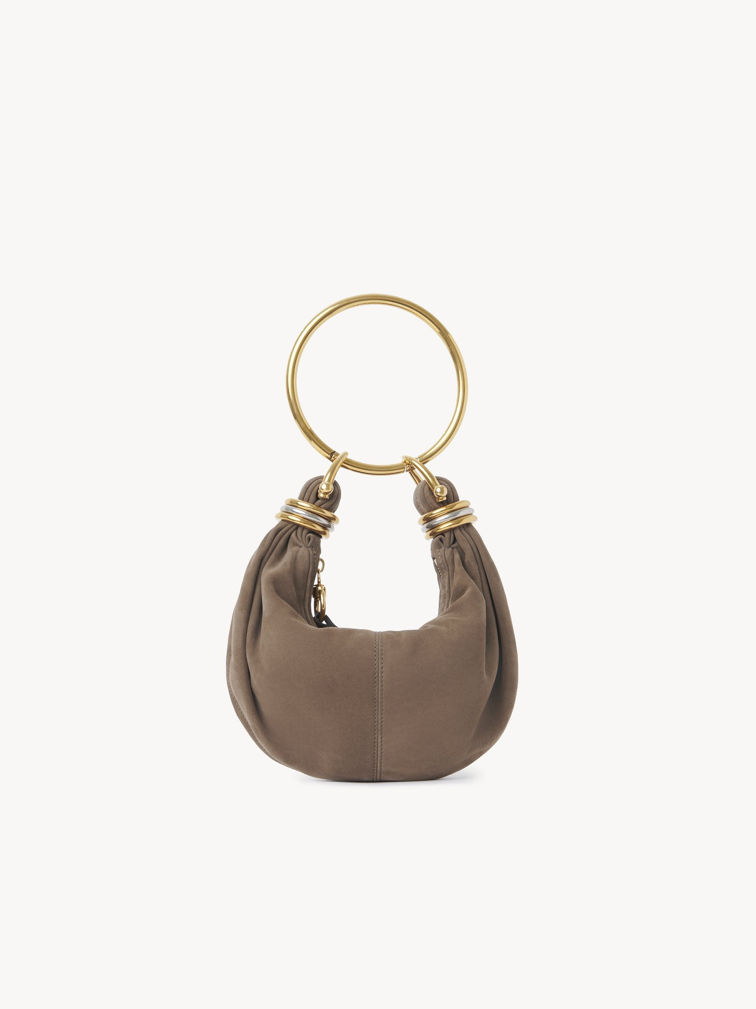 MINI BRACELET HOBO BAG IN SUEDE LEATHER - 5