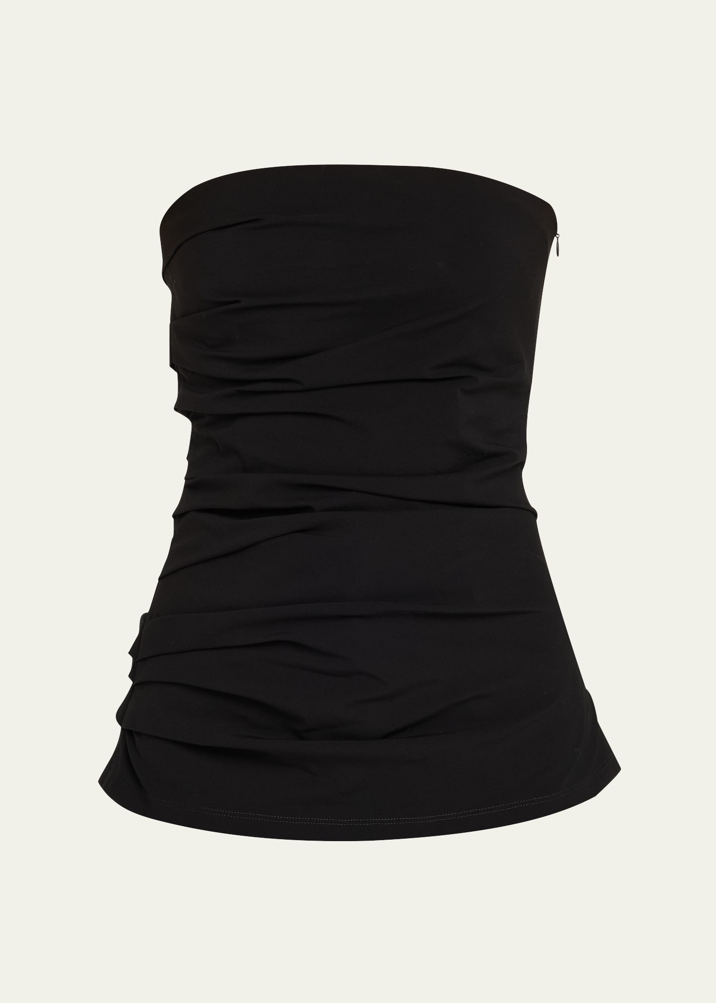 Lena Strapless Draped Bi-Stretch Top - 1