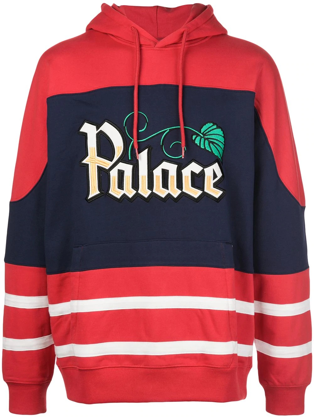 logo print hoodie - 1