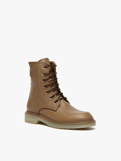 Max Mara URBANCOMBACT Leather ankle boots outlook