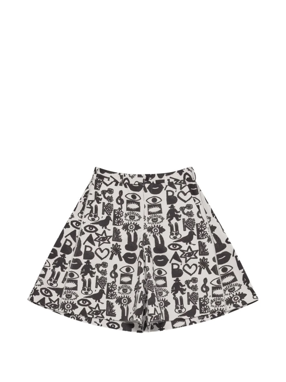 printed shorts - 1