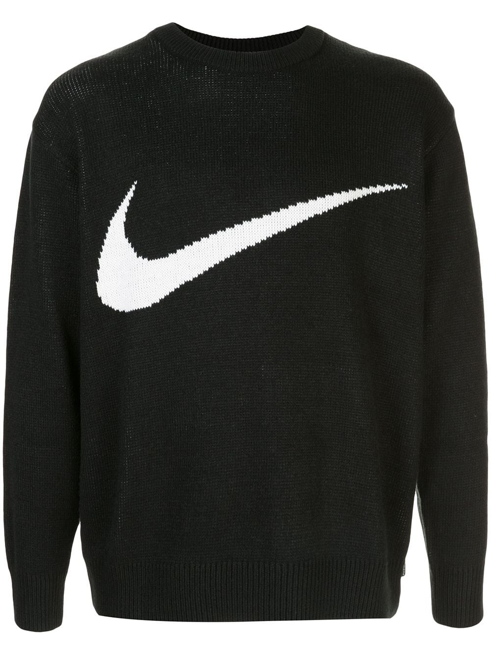 Swoosh print jumper - 1