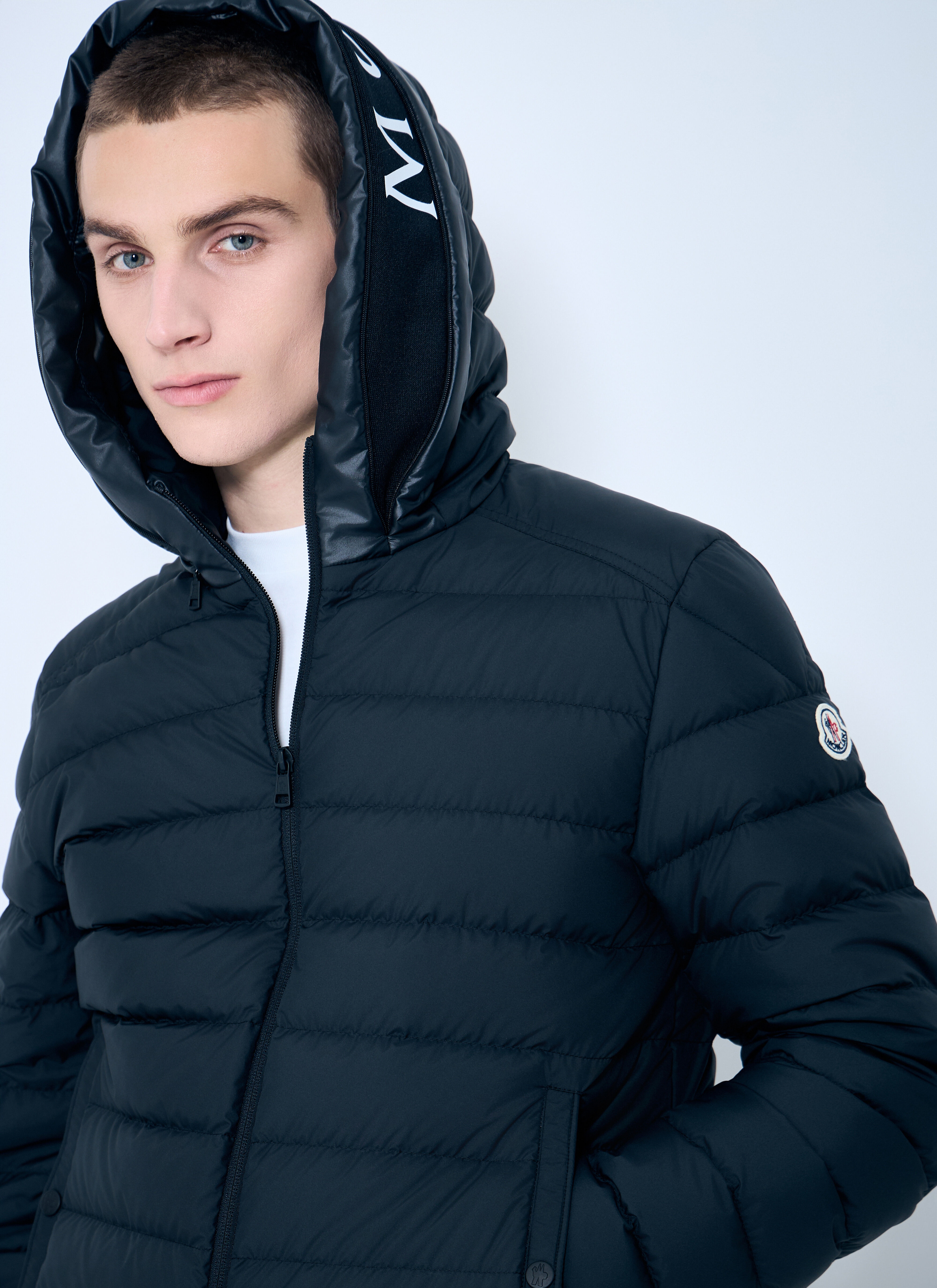Moncler Chevrerie Hooded Short Down Jacket | lncc | REVERSIBLE
