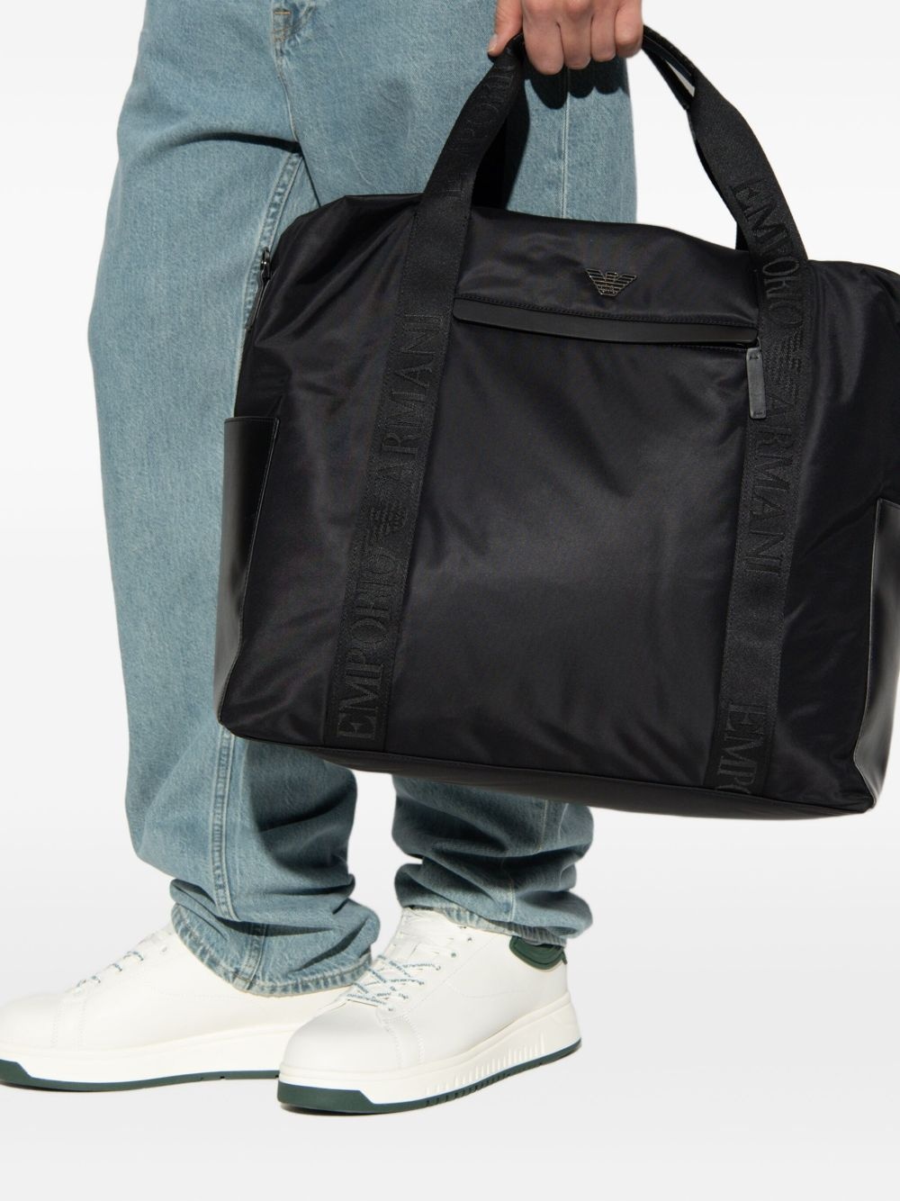 logo-plaque tote bag - 2