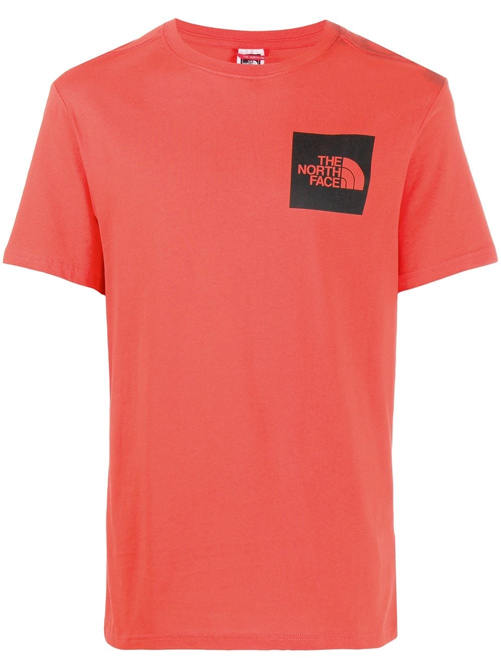 short-sleeved logo patch T-shirt - 1