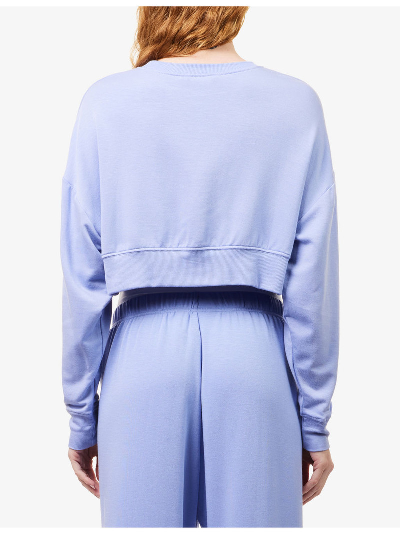 Noah Cropped Stretch-Jersey Sweatshirt 4