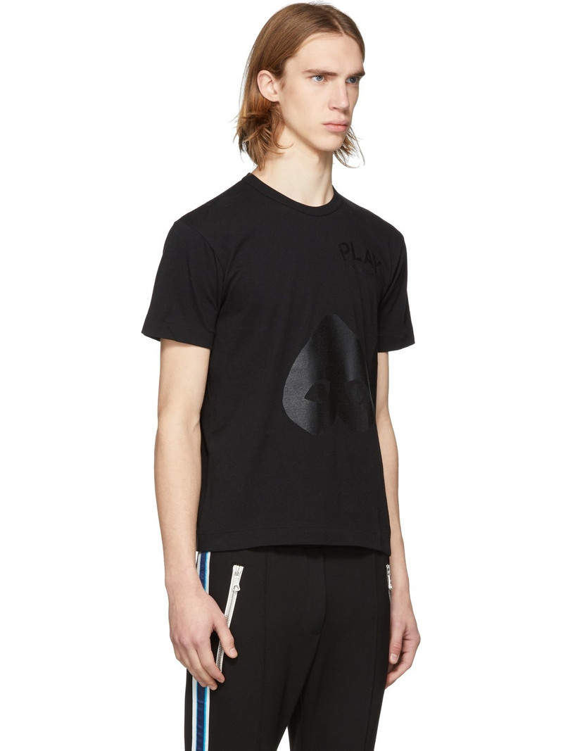 Comme des Garçons PLAY Black Upside Down Heart T-Shirt outlook