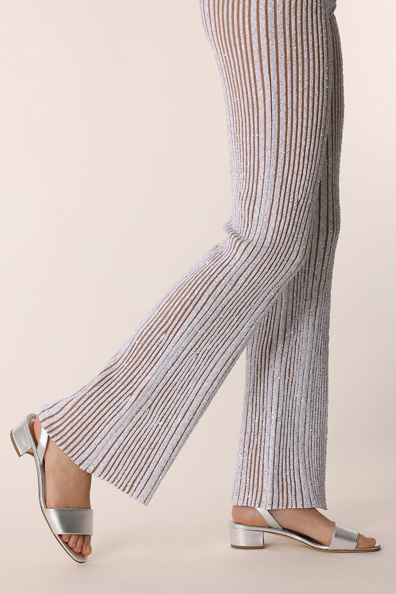 Manolo Blahnik Patopia Slingback Sandal - Silver outlook