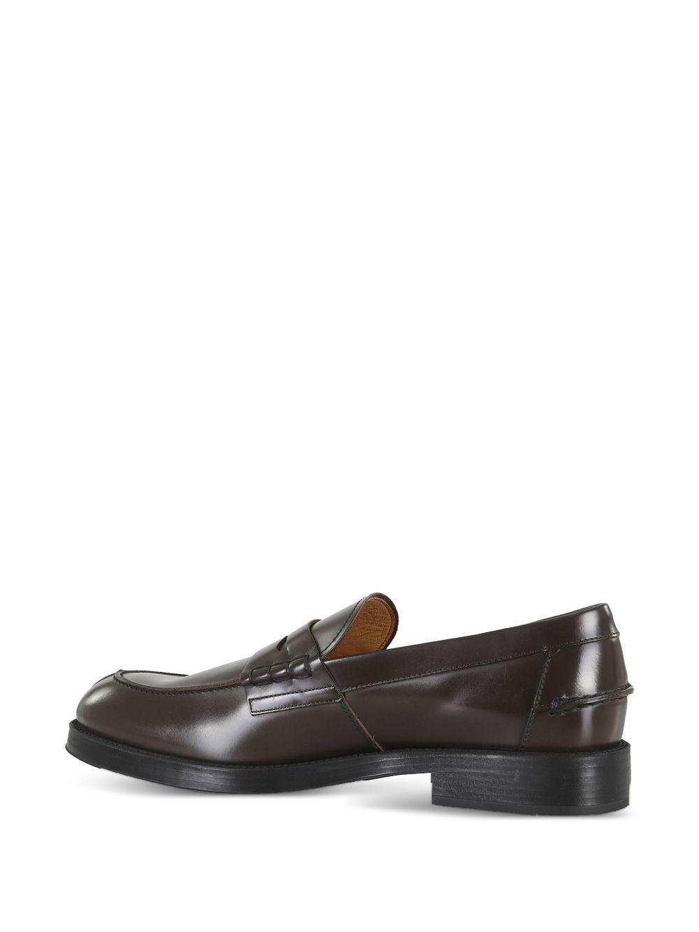 penny leather loafers - 3