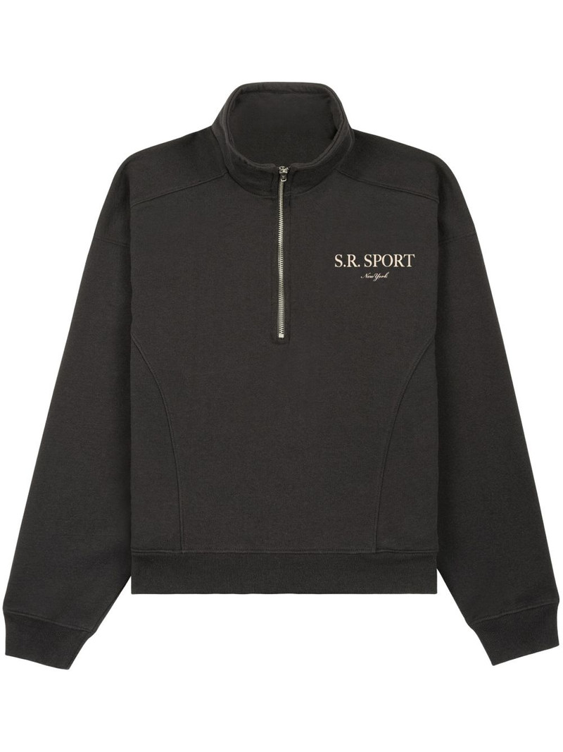 Sporty & Rich logo-print sweatshirt outlook