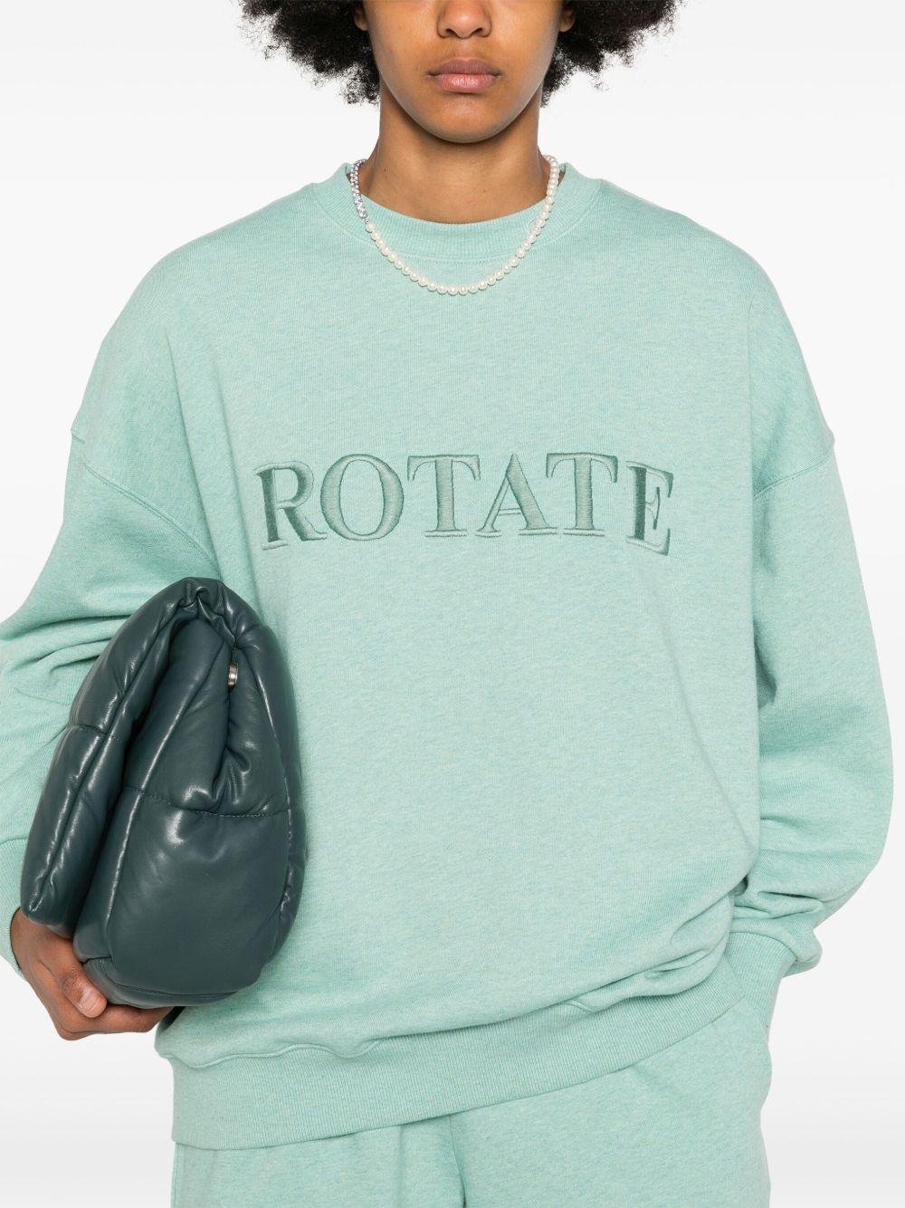 logo-embroidered sweatshirt - 5