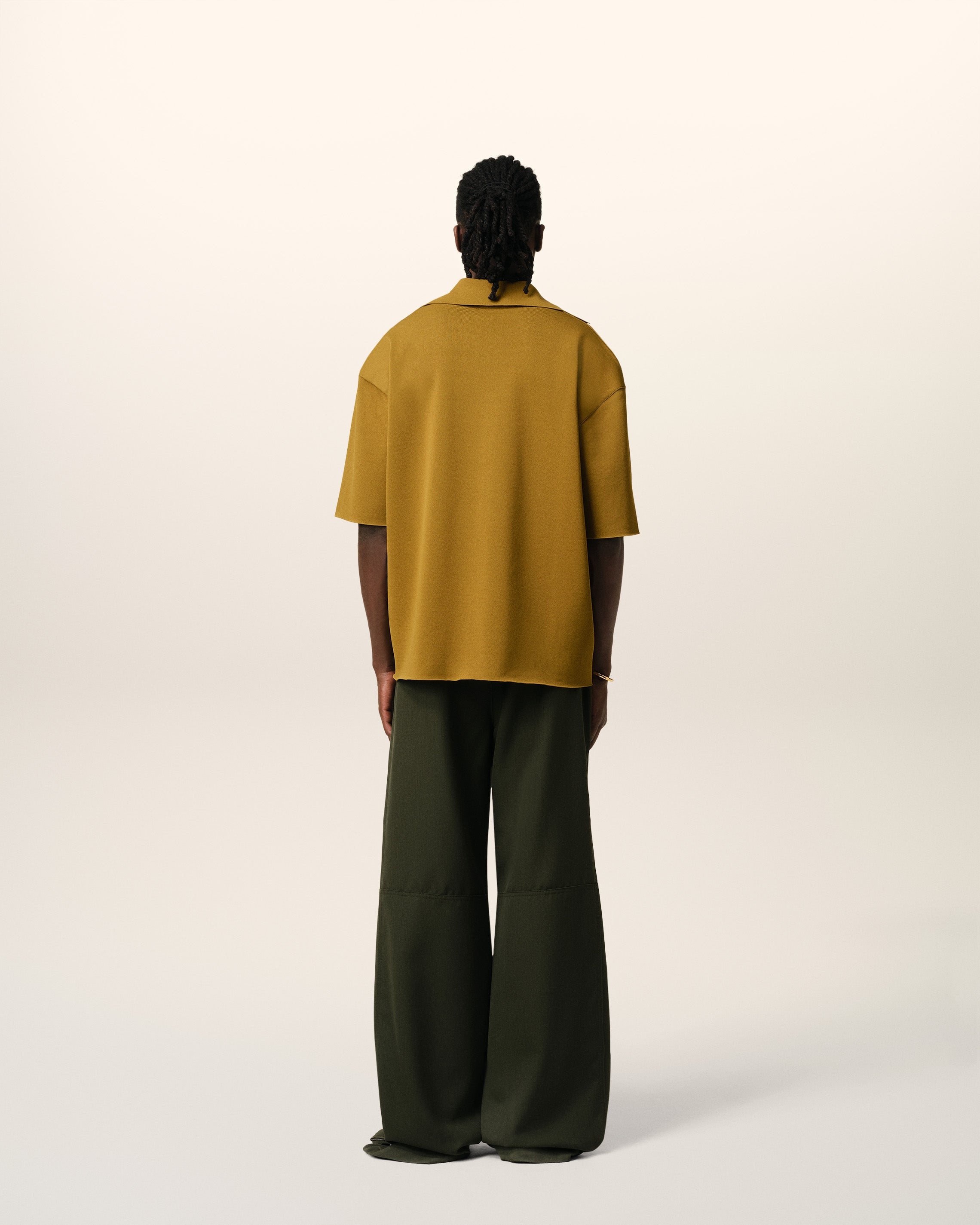MUSTARD SHORT SLEEVE POLO - 5