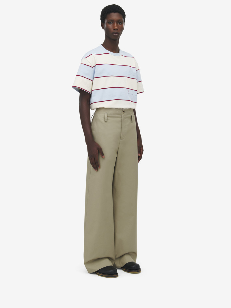 Alexander McQueen Wide Leg Chino Trousers outlook