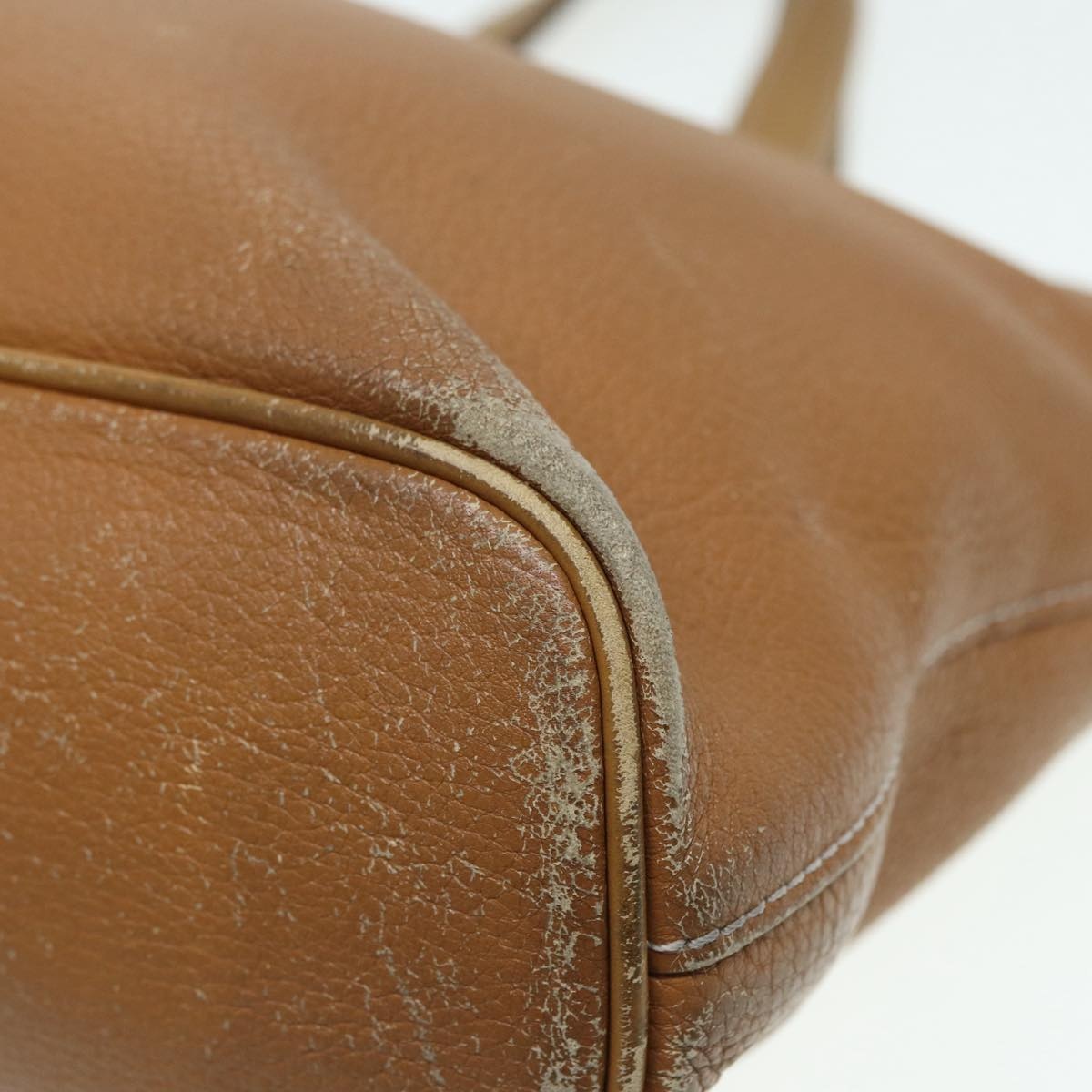 Burberry Hand Bag Leather Brown Silver - 9