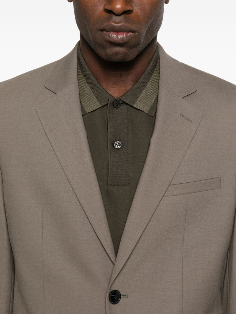 wool blend single-breasted suit 4