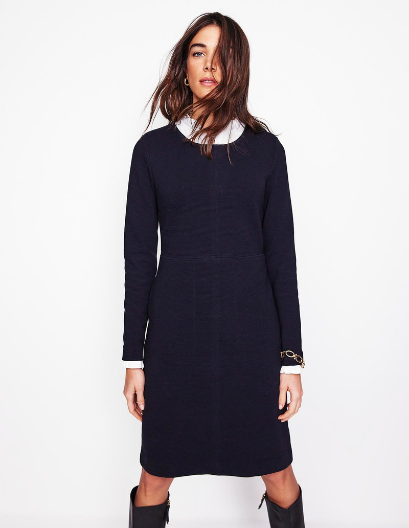 Cornelia Ottoman Dress-Black 5