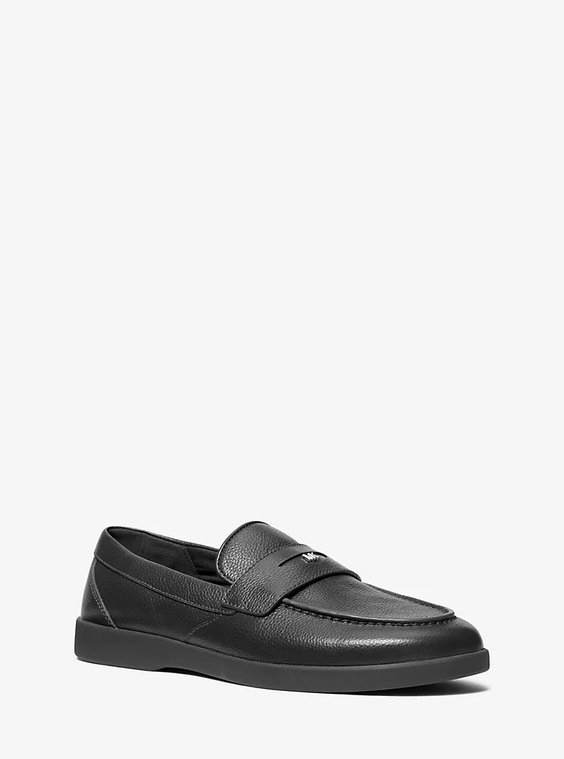 Wesley Pebbled Leather Loafer - 1
