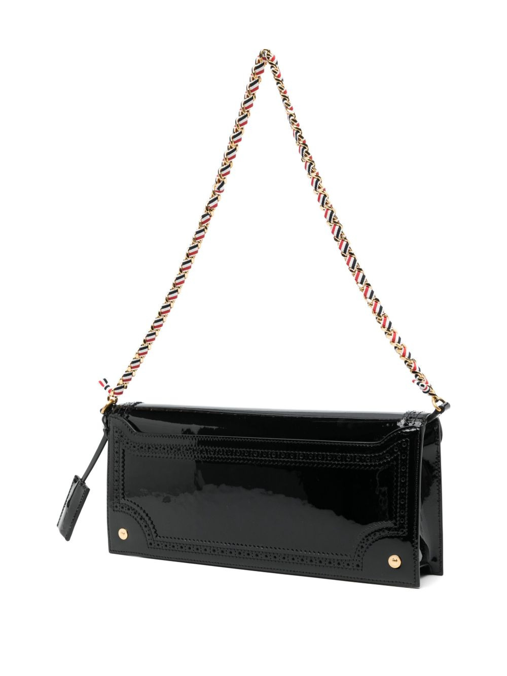 clip-lock fastening shoulder bag - 2