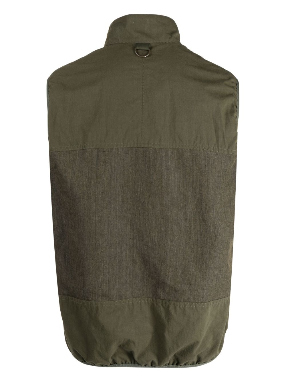 logo-patch zip-up gilet - 2