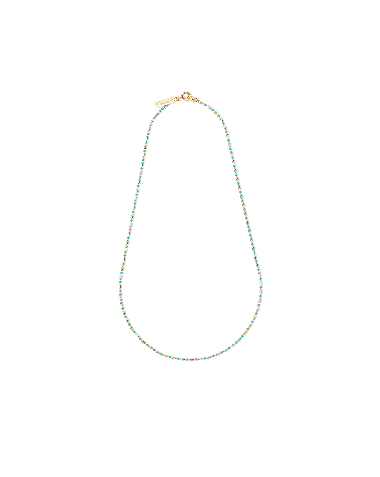 ENAMEL BEAD CHAIN NECKLACE - 6