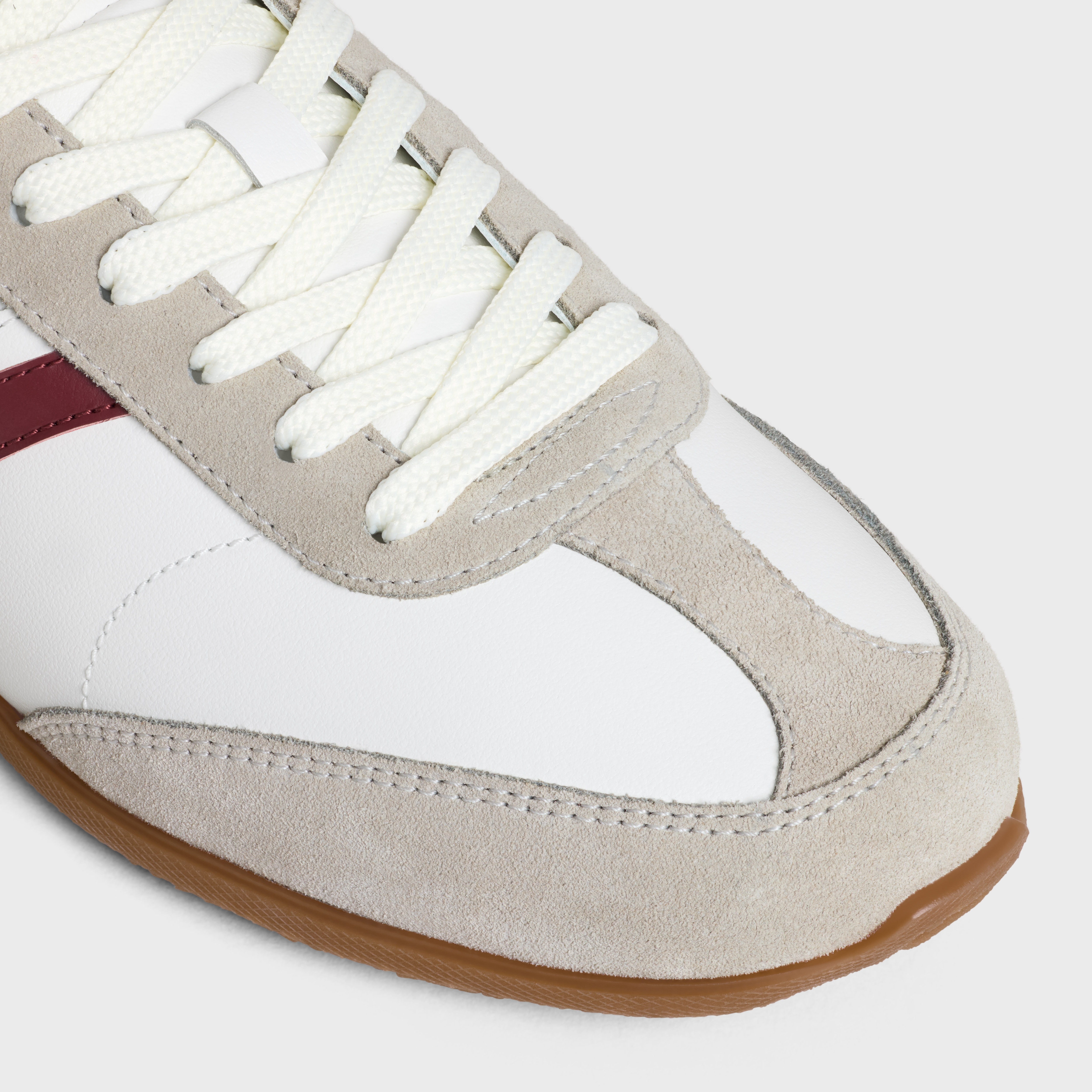CELINE JOGGER LOW LACE-UP SNEAKER IN Calfskin & Suede Calfskin - 4