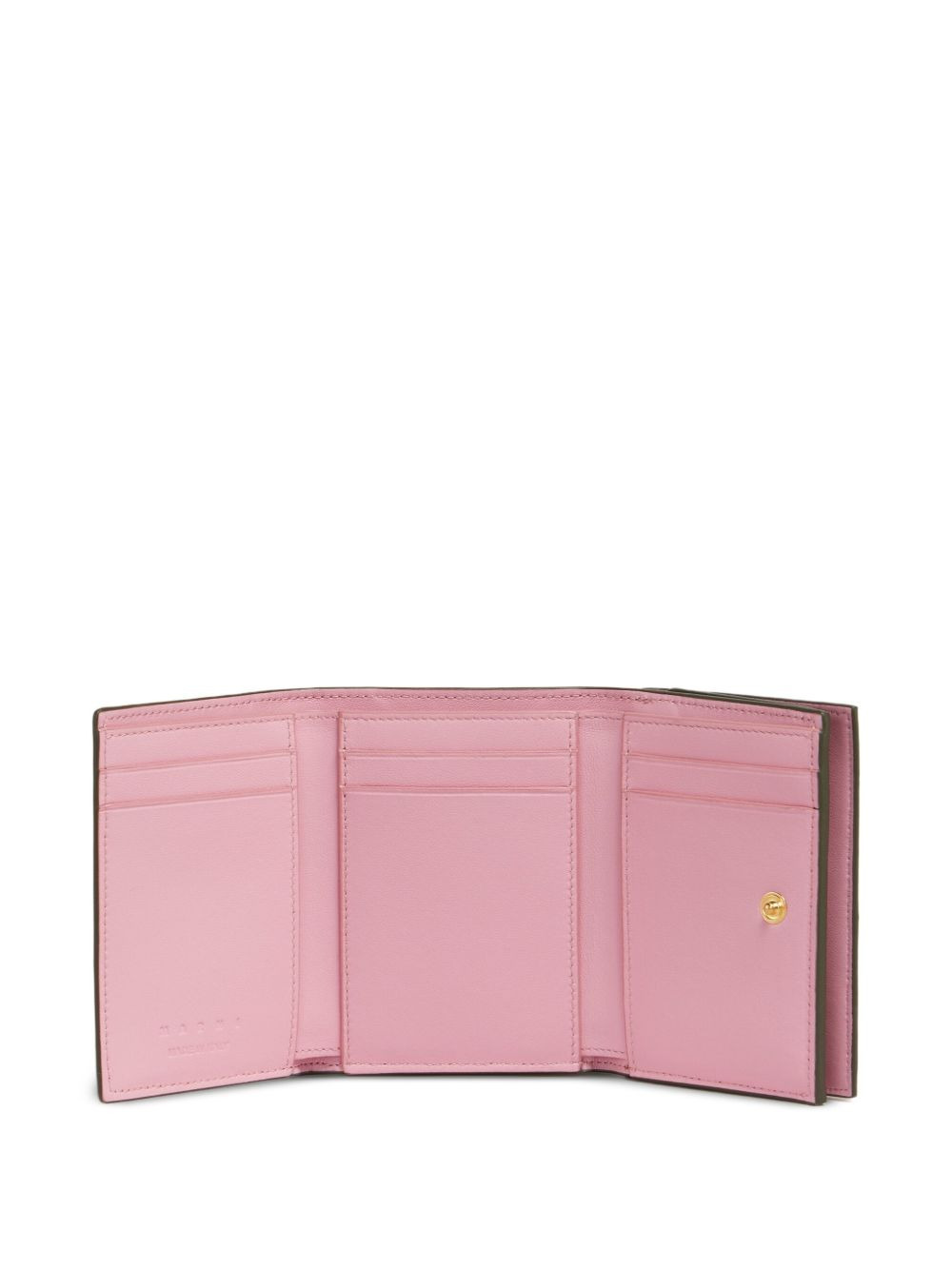 textured leather bi-fold wallet - 4