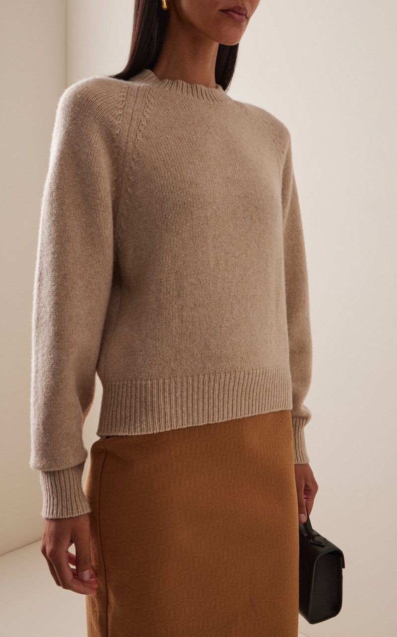 HIGH SPORT Lara Wool-Cashmere Sweater neutral outlook