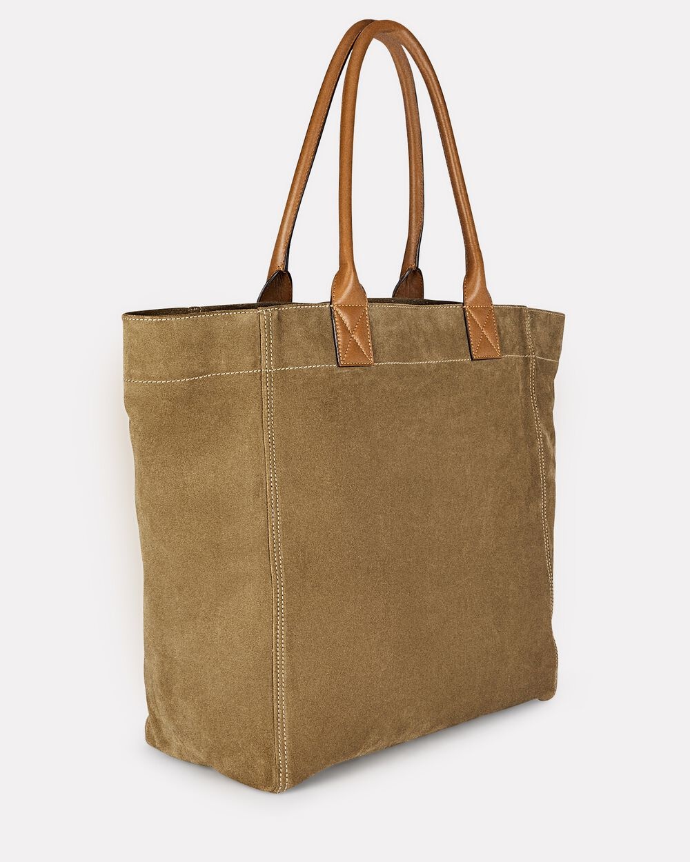 Yenky Logo Suede Tote Bag - 3