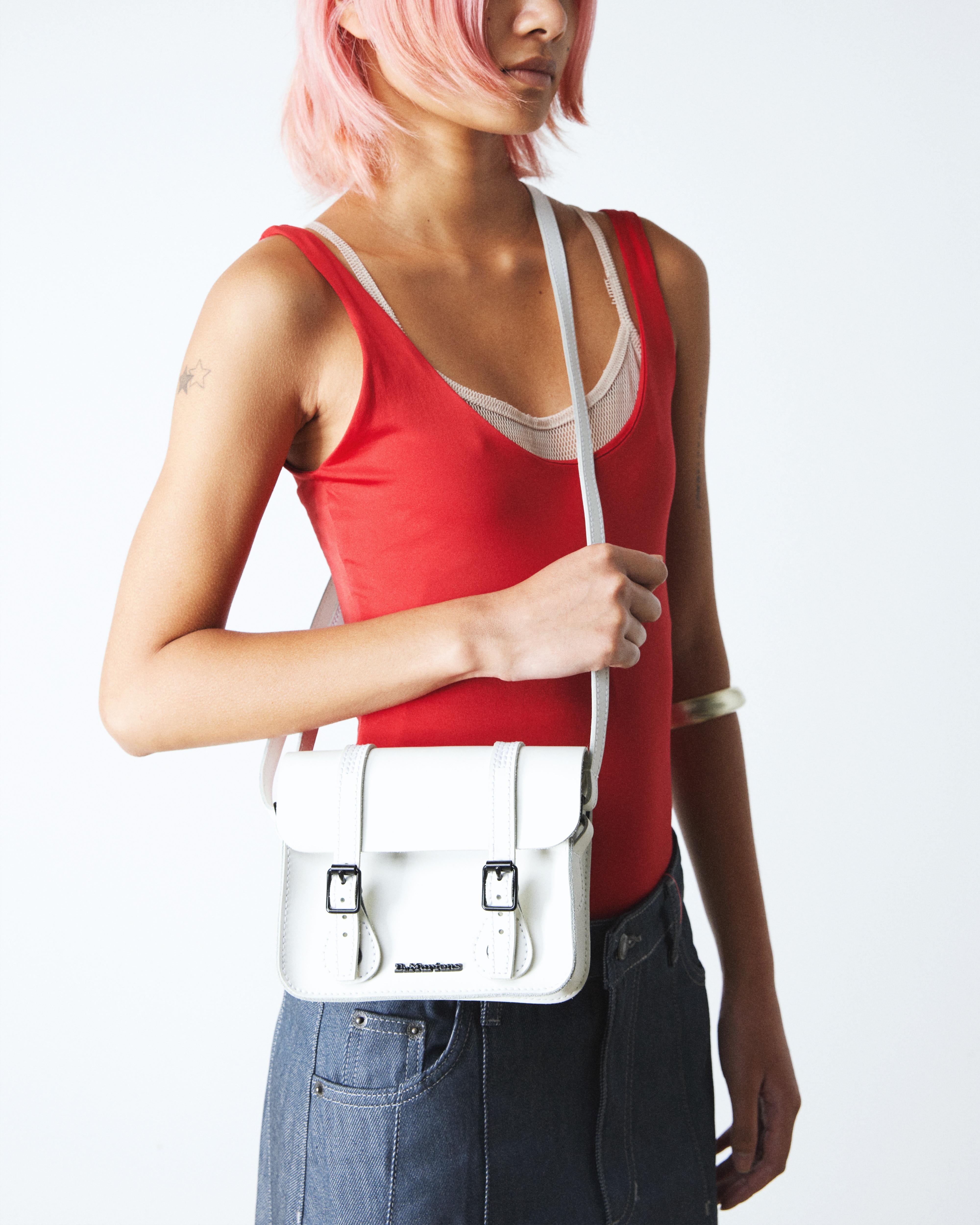 7 Inch Leather Crossbody Bag - 2
