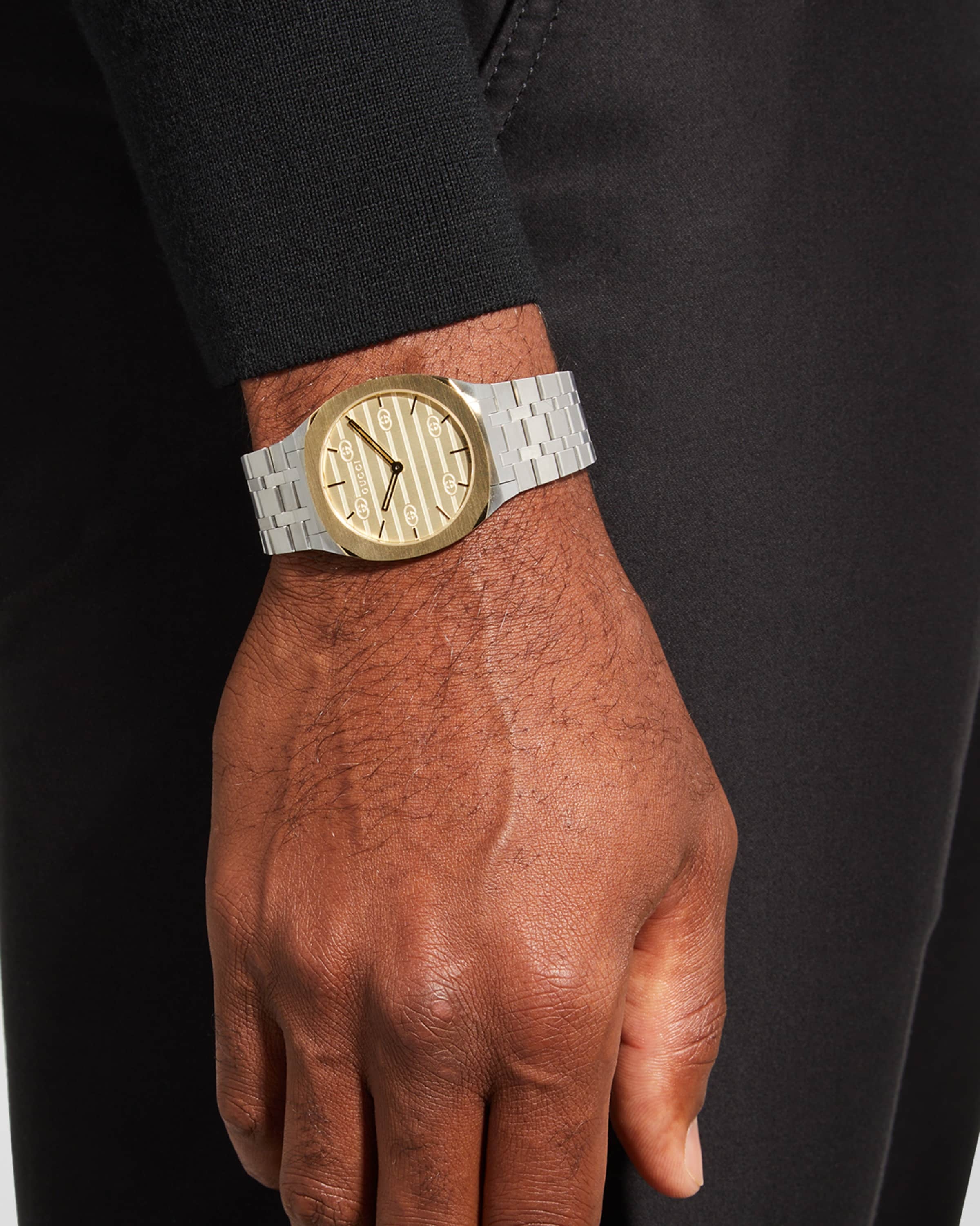 Men's 34mm Two-Tone Bracelet Watch - 2