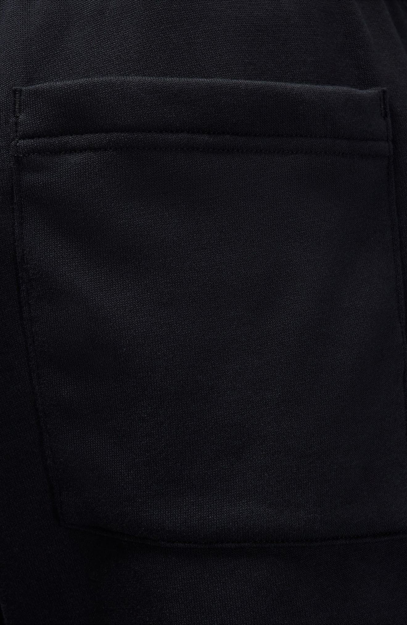 Jordan Collegiate Fleece Shorts in Black/Sail at Nordstrom - 3
