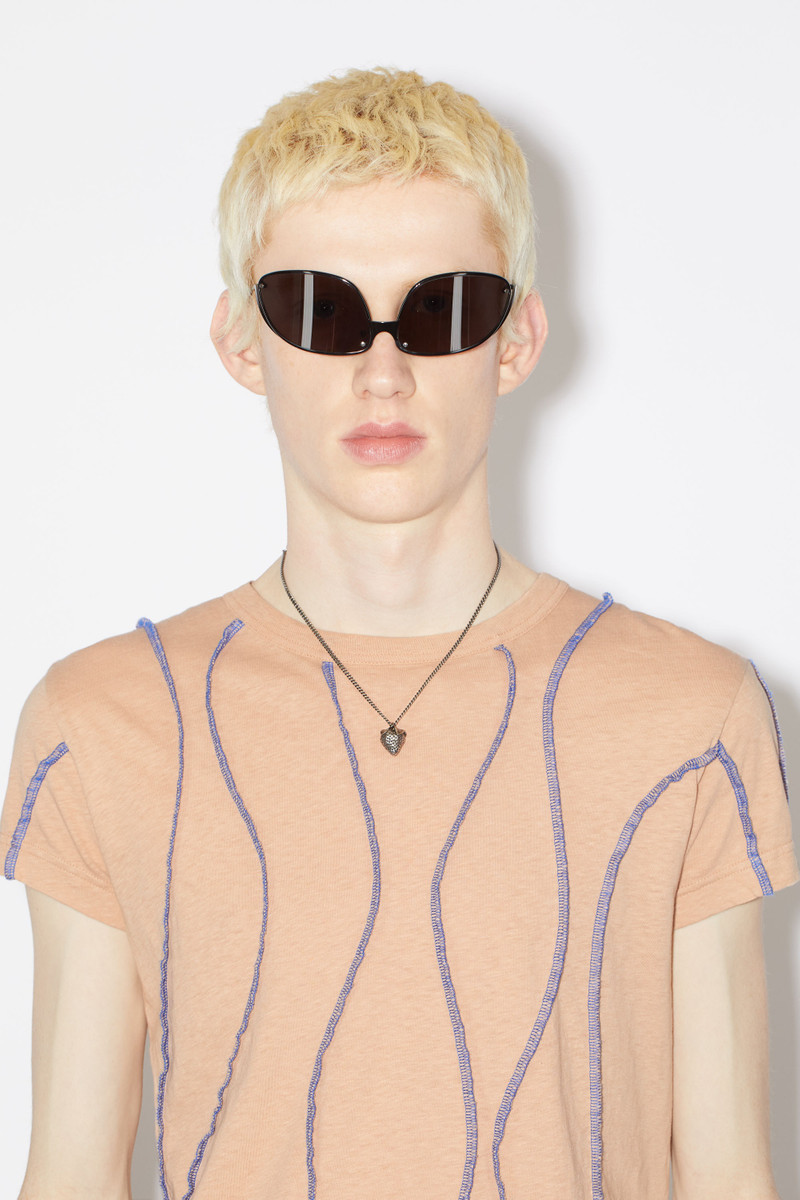 Silver strawberry necklace - Antique Silver 3