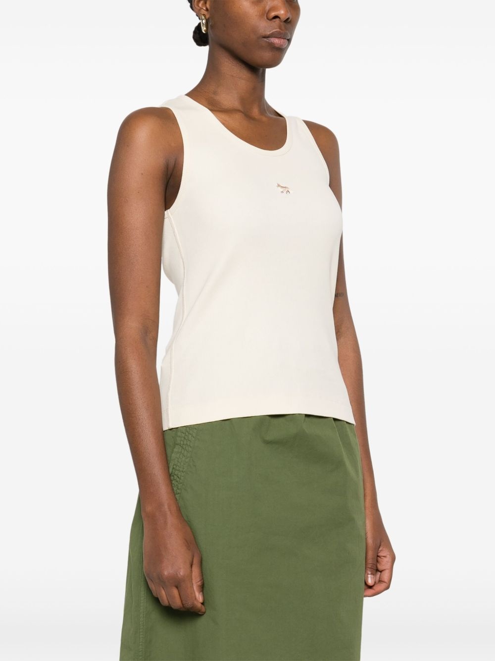 Baby Fox-patch tank top - 3