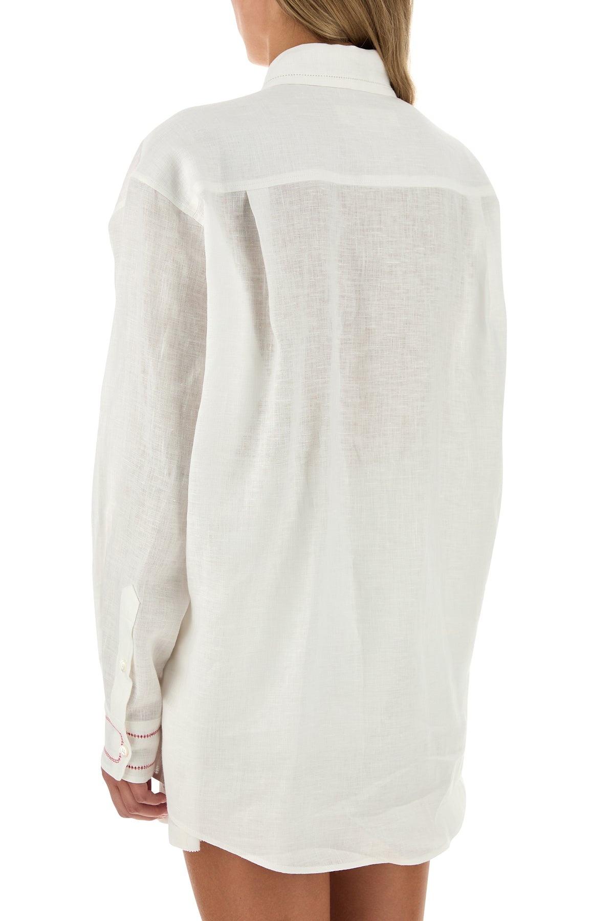 White linen shirt - 4