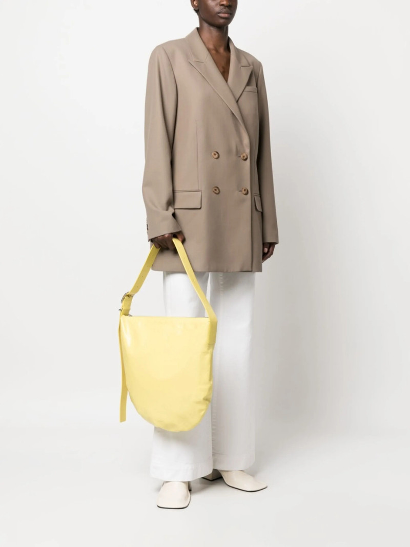 Jil Sander polished-finish leather tote bag outlook