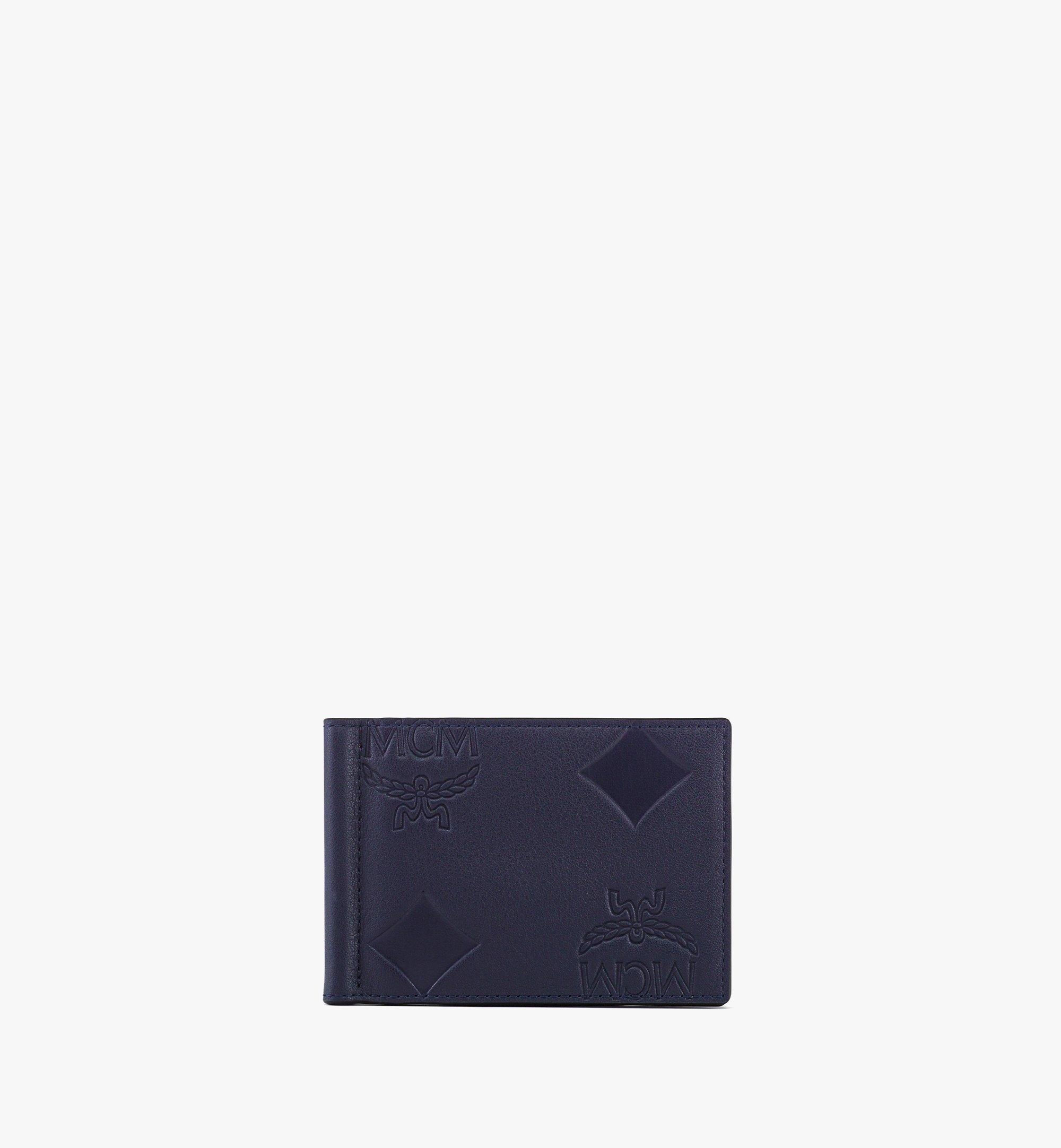 Aren Money Clip Wallet in Maxi Monogram Leather - 1