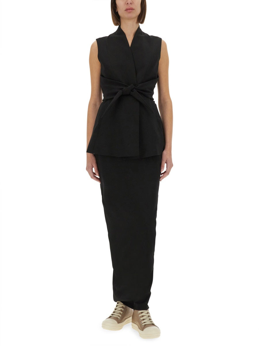 Rick Owens Women Structured Sleeveless Jacket - 2
