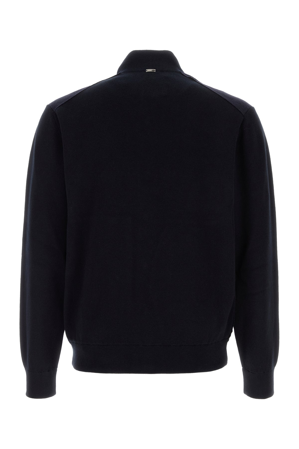Midnight blue cotton blend cardigan - 2