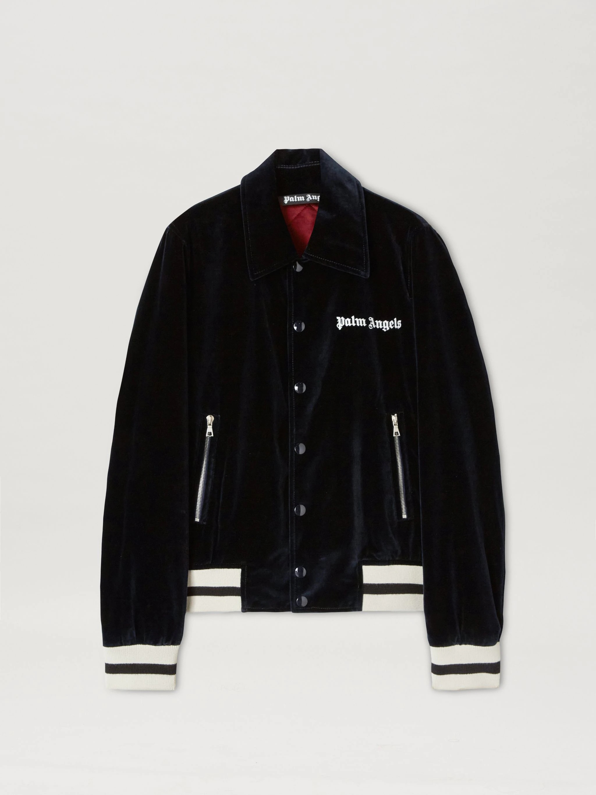 PALM ANGELS Velvet Track Jacket